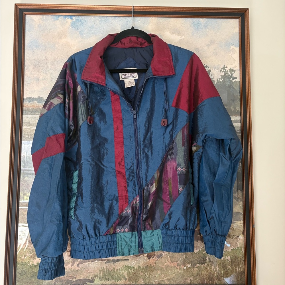 Vintage Windbreaker Jacket - Multicolor